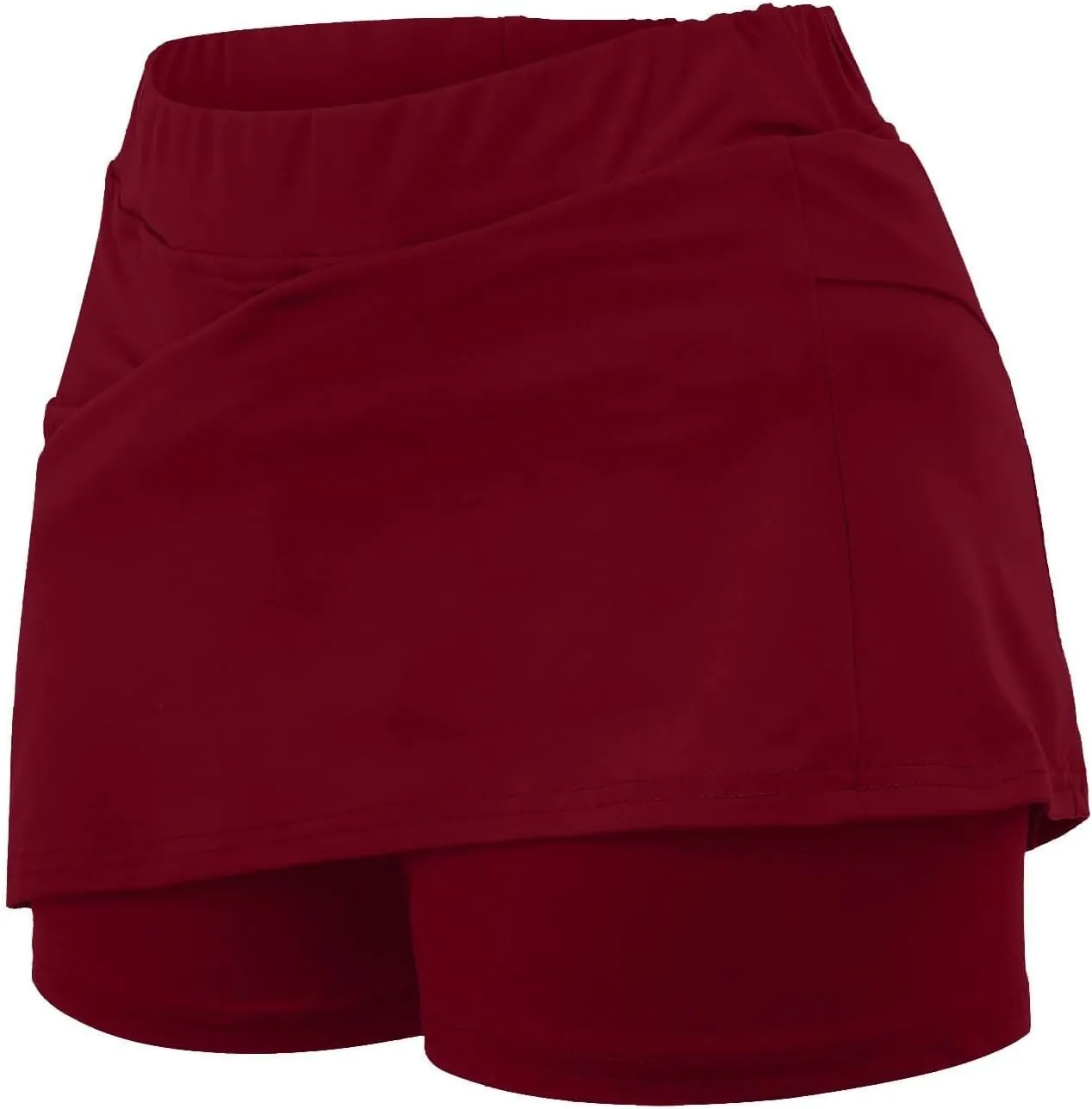 Womens Skorts with Pockets Tummy Control Plus Size Skorts High Waist Athletic Tennis Golf Skirt Biker Shorts