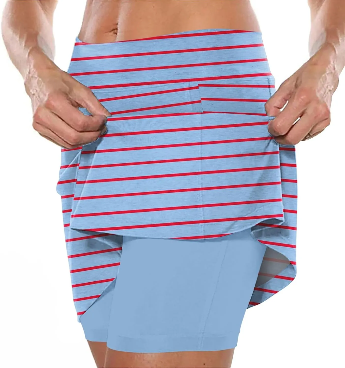Womens Summer Tennis Skirts with Shorts Underneath, Pickleball, Athletic, Workout and Golf Skorts with Pockets