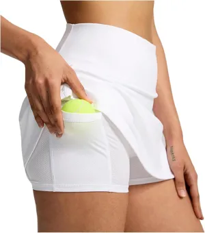Women's Tennis Skirts with Pockets Shorts Underneath High Waist Workout Skorts Casual Layered Skinny Golf Skirts