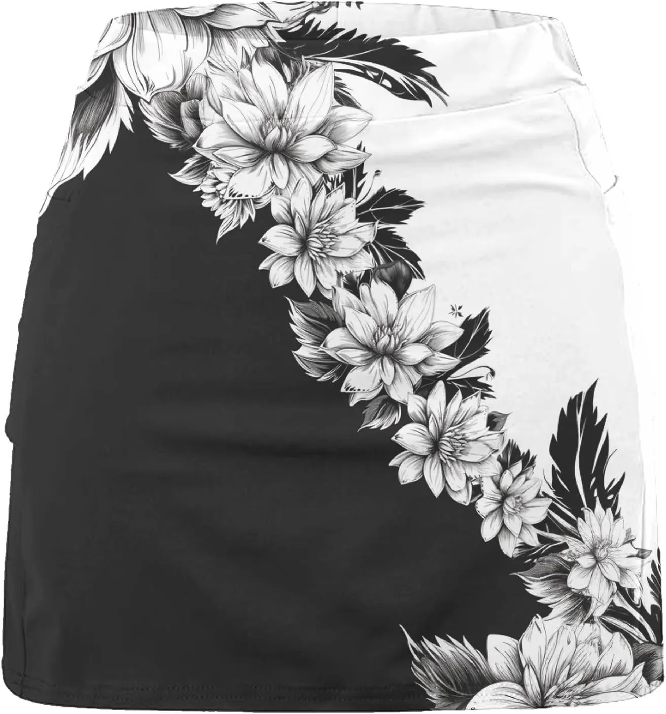 Womens Tennis Skort High Waisted Workout Athletic Skorts with Shorts Plus Size Running Casual Pickle Ball Mini Skirts