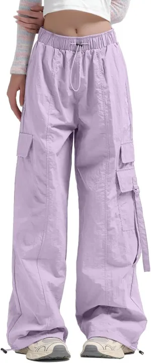Womens Wide Leg Harem Pants Winter Foldable Travel Jeans with Pockets Water Resistant Fleece Lined
