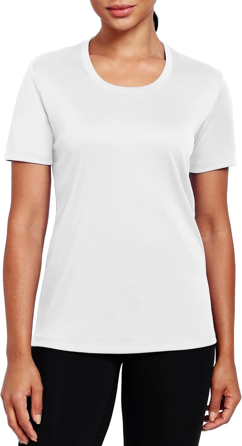 Workout Tops for Women Short Sleeve Athletic Shirts UPF 50  Sun Protection Quick Dry Running T Shirts