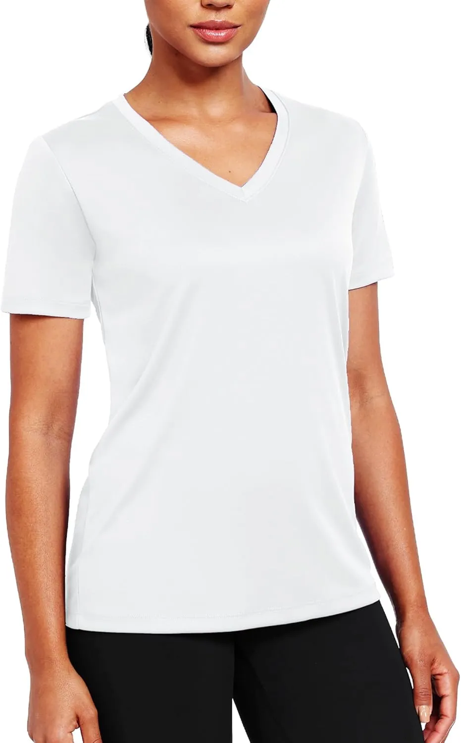 Workout Tops for Women Short Sleeve Athletic Shirts UPF 50  Sun Protection Quick Dry Running T Shirts