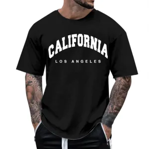 ZYXTIM Mens T Shirrs Classic Graphic Short Sleeve Crew Neck Summer Casual Tee Solid Color Hip Hop Trendy Loose Tops Plus Size